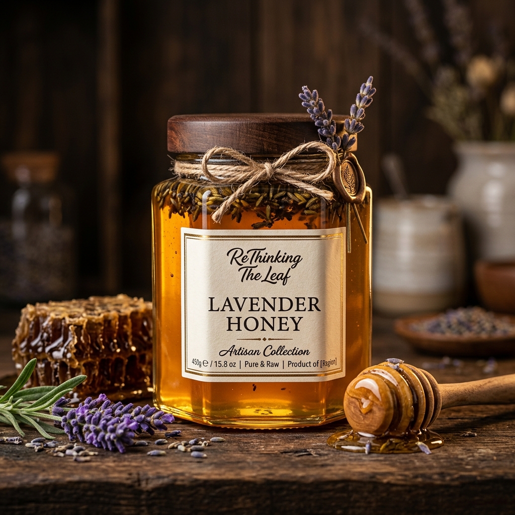 Lavender-Infused Raw Honey