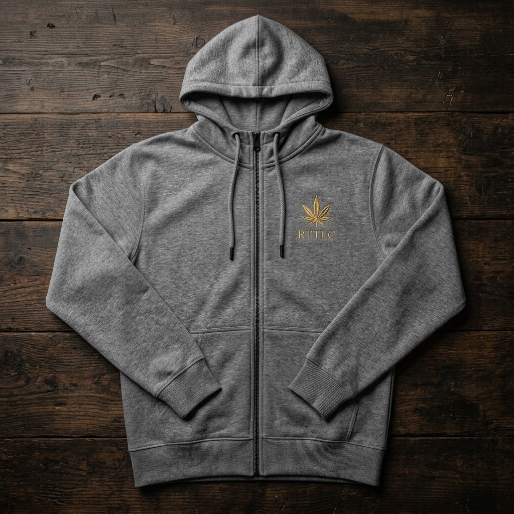 RTTLC Gray Zip Hoodie